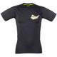 Boxing Yoga Slim Fit Sports T-Shirt - Black
