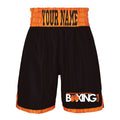 Wokingham & Emmbrook Bc Boxing Shorts - Black/Orange