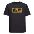 IFL TV Black T-Shirt Gold Sparkle Logo - Black