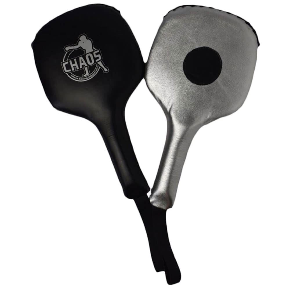 Chaos Leather Focus Paddles Black/Silver