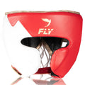 Fly Knight Lightning Cheek Head Guard - Red/White/Gold
