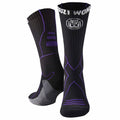 Suzi Wong X Sole Socks - Black/Purple
