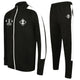 Selby ABC Slim Fit Poly Tracksuit - Black/White