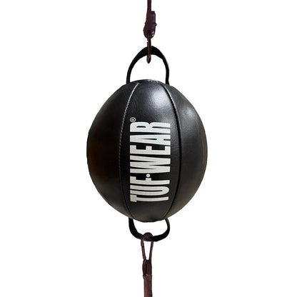 Tuf Wear All Black Leather Floor To Ceiling Ball Black