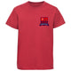 Brentwood Central Boxing Club Kids Cotton T-Shirt - Red