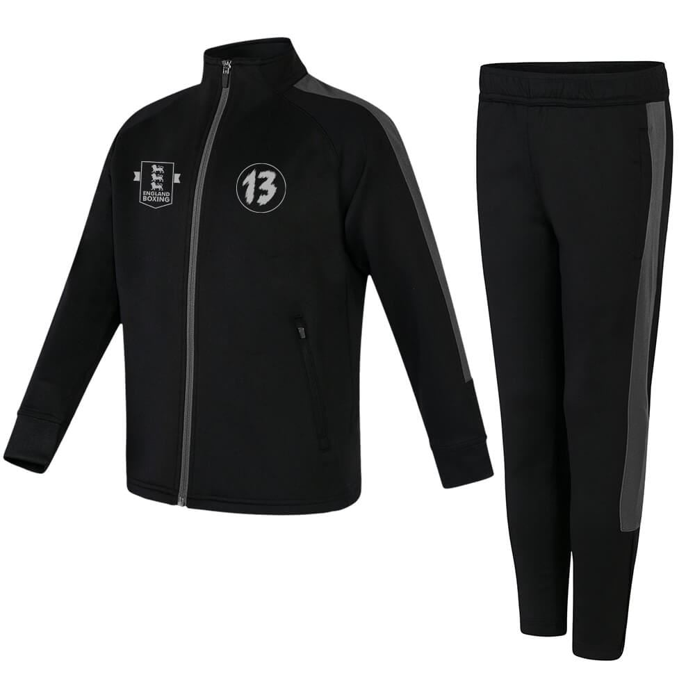 Club 13 Kids Slim Fit Poly Tracksuit