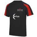Chepstow Boxing Club Cool Contrast Poly T-Shirt - Black/Red