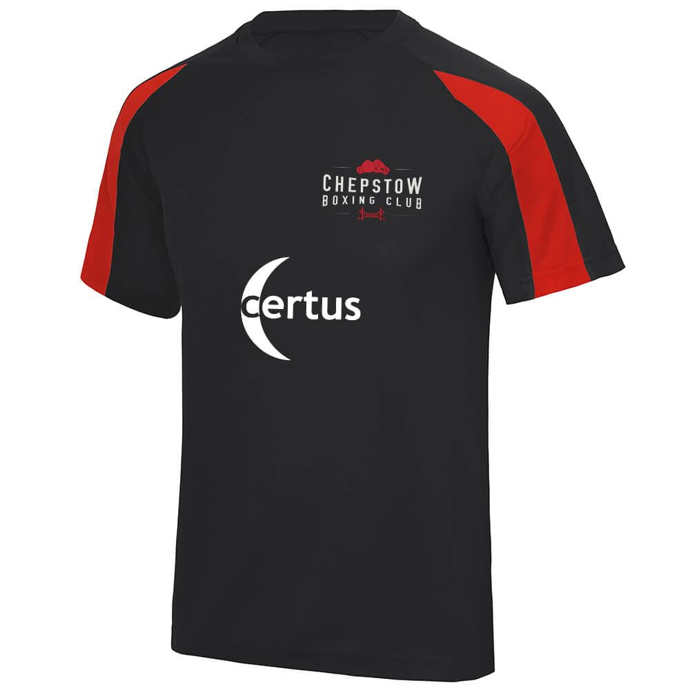 Chepstow Boxing Club Cool Contrast Poly T-Shirt