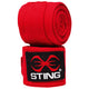 Sting Elasticised Hand Wraps 4.5M - Red