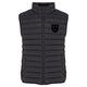 UKA Karate Light Puffer Gilet - Black/Black Logo