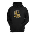Five Star Hoodie Large Logo - Black