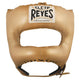 Cleto Reyes Headguard With Nylon Pointed Bar - Gold