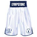 LYMPSTONE ABC BOUT BOXING SHORTS - White/Navy