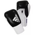 Adidas Hybrid 400 Pro Lace Boxing Gloves - Black/White