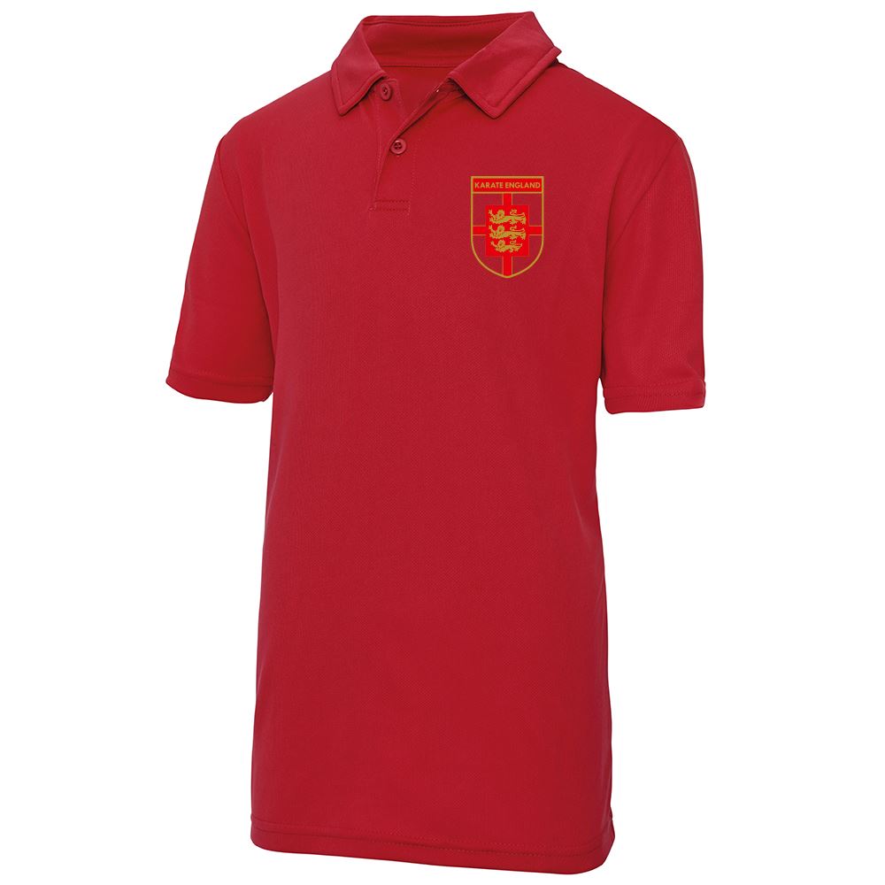 Karate England Kids Polo Shirt