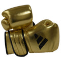 EXCLUSIVE ADIDAS PRO LINE METALLIC HOOK & LOOP BOXING GLOVES - GOLD - Gold
