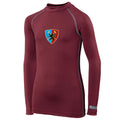 West Ham Boys Club Ls Kids Base Layer - Claret
