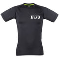 Hiib Slim Fit Sports T-Shirt - Black