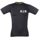 Hiib Slim Fit Sports T-Shirt - Black