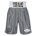 Churchills Boxing Bout Boxing Shorts - Grey/White