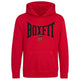 Boxfit Junior Large Logo Branded Hoodie - Red/Black