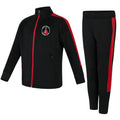 Northgate Boxing Gym Kids Slim Fit Poly Tracksuit - Black/Red