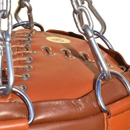 Tuf Wear Gigantor Classic Brown Hide Leather Punchbag 4Ft