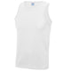 Boxing Plain Kids Poly Vest - White