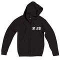 Hiib Full Zip Hoodie - Black