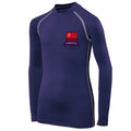 Brentwood Central Boxing Club Kids L/S Printed Base Layer - Navy