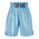 Custom Made Satin Boxing Shorts - Sky Blue