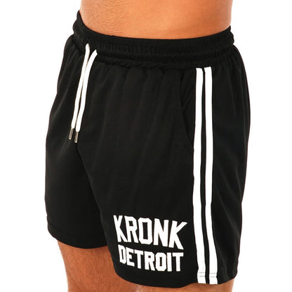 Kronk Iconic Detroit Applique Lined Shorts