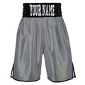 PURE BOX BOUT BOXING SHORTS - Grey/Black