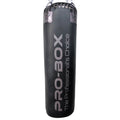Pro Box Champ 4Ft Straight Punch Bag - Black/Gun Metal