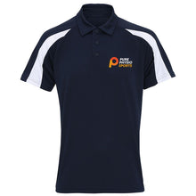 Pure Physio Therapy Embroidered Contrast Polo Shirt