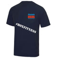 Olympia Boxing Poly T-Shirt #Boxfitness - Navy