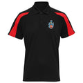 London Oratory Contrast Cool Polo - Black/Red