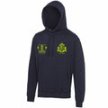 Border City ABC Hoodie - Navy/Fluo Yellow
