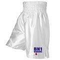 Bn1 Boxing Satin Boxing Shorts - White