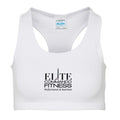 Elite Commando Fitnessgirlie Cool Sports Crop Top - White