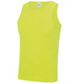 Boxing Plain Poly Vest - Electric Yellow