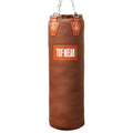 Tuf Wear Classic Leather Punch Bag Brown 4Ft - Brown