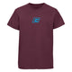 Be First Casual Kids T-Shirt - Claret/Sky