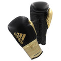 Adidas Adipower Lace Boxing Gloves - Black/Gold