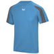 Boxfit Contrast Poly T-Shirt - Sapphire Blue/Charcoal