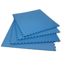 Premium 20Mm Jigsaw Floor Mats Blue - Blue