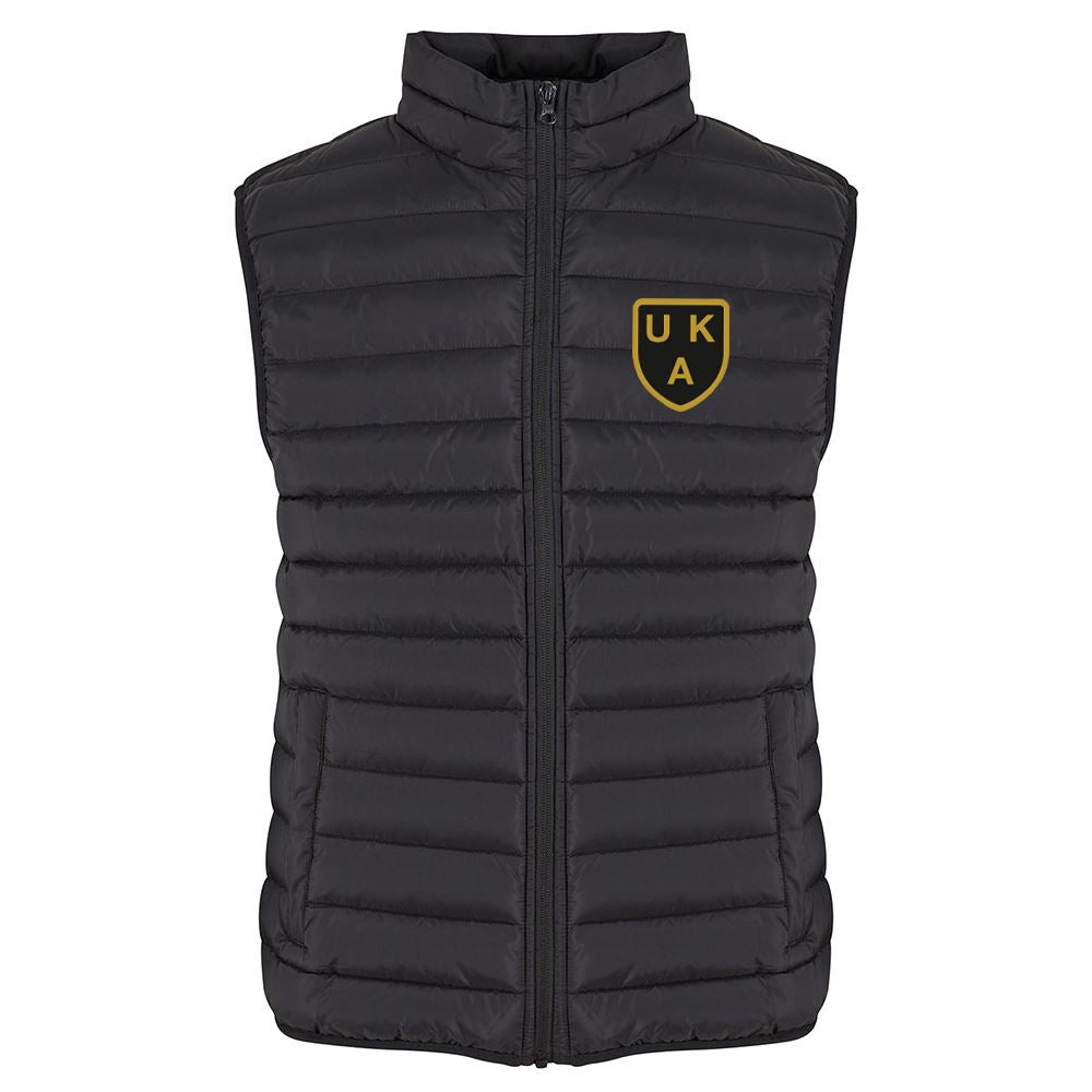 UKA Karate Embroidered Light Puffer Gilet
