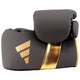 Adidas Adispeed 500 Leather Pro Lace Boxing Glove - Grey/Gold
