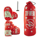 Tuf Wear Kids Boxing Kit - Red/White