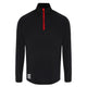 BXF Performance 1/4 Zip Top - Black/Red